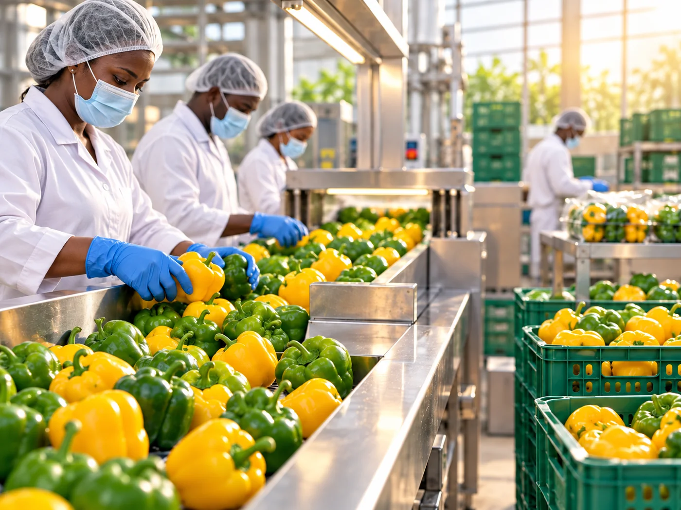 Representational food processing facility