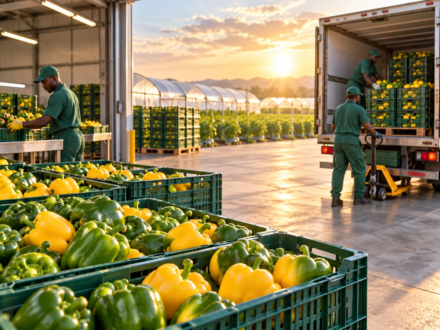 Representational produce logistics and distribution
